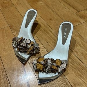 Luichiny floral kitten heels